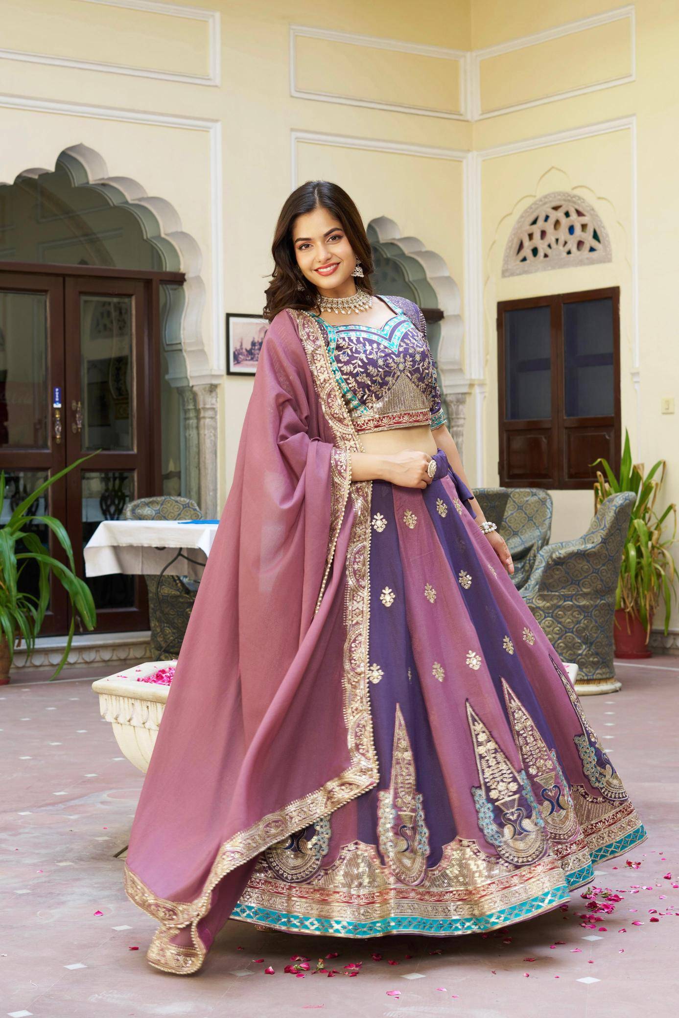 Ram-149 georgette Bulk lehengha choli distributor